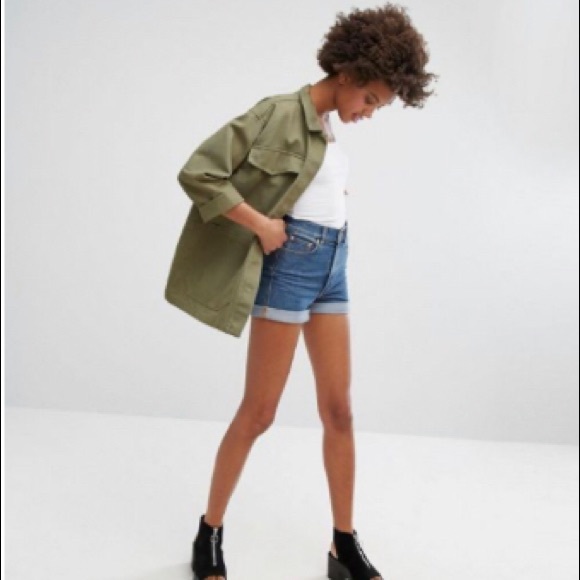 Monki Pants - Size 26 high rise shorts